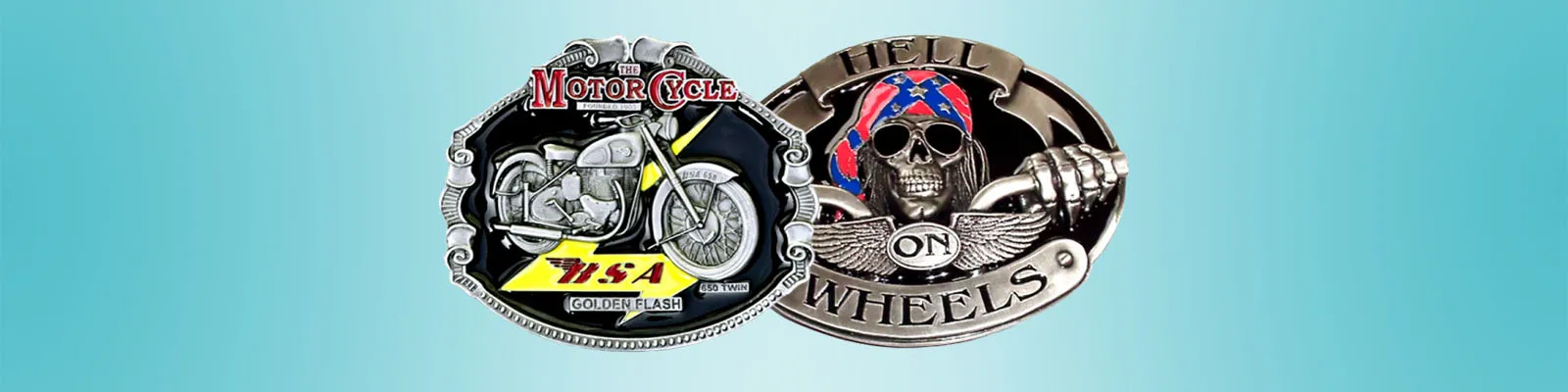 Biker & Motorrad Gürtelschnallen Kategoriebild | Buckle.de