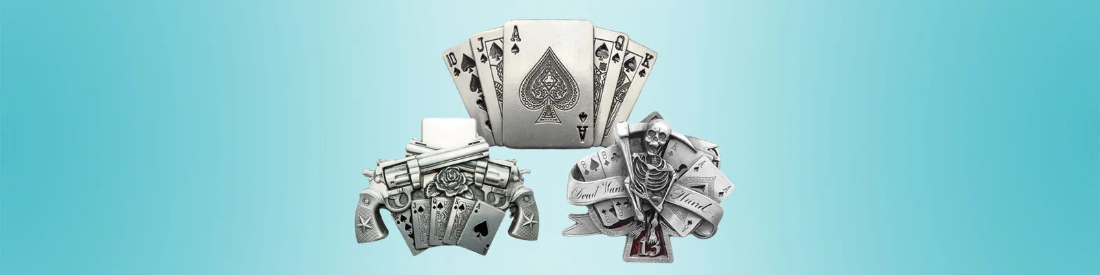 Glücksspiel & Poker Gürtelschnallen Kategoriebild | Buckle.de