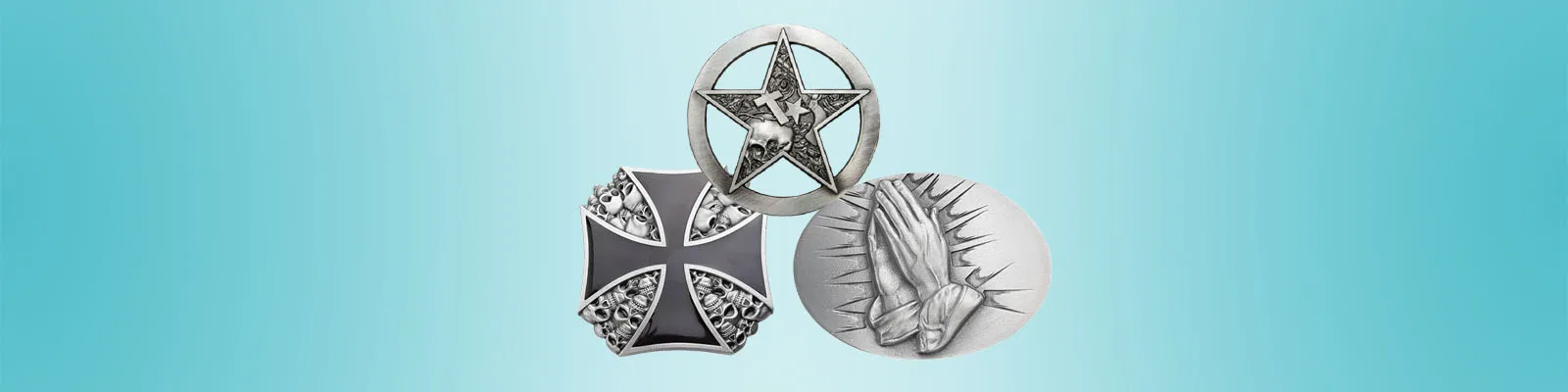 Stars, Crosses & Religion Belt Buckles Category Image | Buckle.de