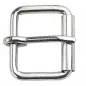Preview: Roller Buckle, nickel-plated, 5 x 5 cm, silver