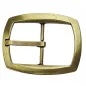 Preview: Thorn Buckle in polished old brass, double bridge, Zamac