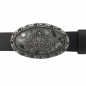 Preview: Design Belt Buckle Crown with rhinestones - with belt