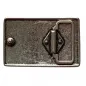 Preview: Design Belt Buckle Pixel with a grid pattern back