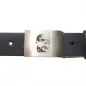 Preview: Gürtelschnalle Mahatma Gandhi Laser graviert am Gürtel