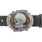 Preview: Gürtelschnalle Totenkopf Memento Mori - am Gürtel