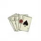 Preview: Belt Buckle Deck of cards with bullet hole