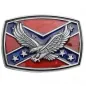Preview: Belt Buckle Southern Flag with Eagle