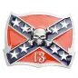 Preview: Belt Buckle Southern Flag Front