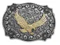 Preview: Belt Buckle Golden Eagle, Western Style