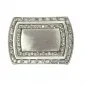 Mobile Preview: Belt Buckle Simple buckle with glittering stones