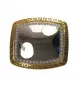 Preview: Belt Buckle Polished with decorative frame