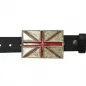Preview: Gürtelschnalle Union Jack mit Gürtel