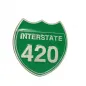 Preview: Gürtelschnalle Interstate 420
