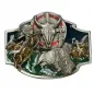 Preview: Belt Buckle Indian Buffalo Hunting