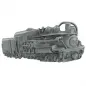 Preview: Gürtelschnalle Dampflokomotive mit Tender