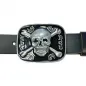 Preview: Belt Buckle Skull with Crossbones with belt