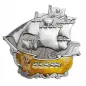 Preview: Gürtelschnalle Piratenschiff