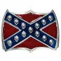 Preview: Belt Buckle Southern Flag with Skulls