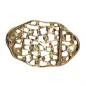 Preview: Design Gürtelschnalle Cristalchic in gold von Umjubelt - hinten