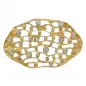 Preview: Design Gürtelschnalle Cristalchic in gold von Umjubelt
