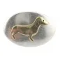 Preview: Design Belt Buckle Dachshund gold from Umjubelt