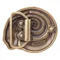 Preview: Design Belt Buckle Snail gold from Umjubelt - back