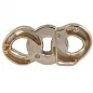 Preview: Design Belt Buckle Jailhouse gold from Umjubelt - back