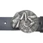 Preview: Design Belt Buckle Chameleon from Umjubelt with belt