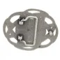 Preview: Design Belt Buckle Moorland silver turquoise from Umjubelt - back