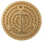 Preview: Design Belt Buckle Anchor Rope in gold from Umjubelt
