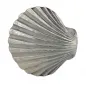 Preview: Design Belt Buckle Shell large silver cream from Umjubelt