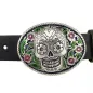 Preview: Design Gürtelschnalle Funky Skull von Umjubelt - am Gürtel