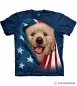 Preview: T-Shirt Dog with Flag