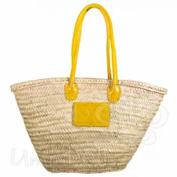 Design Korbtasche Elba gelb - Handarbeit von Umjubelt