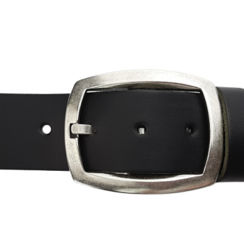 Preview: Thorn Buckle polished, double bridge, cast pewter, in old silver with belt