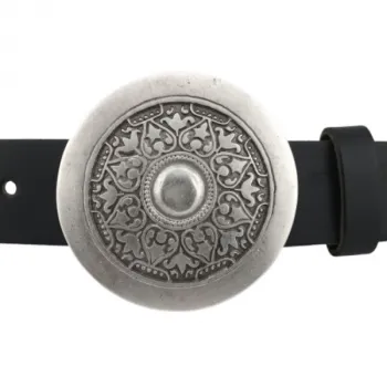 Design Belt Buckle Wheel Ornament - with belt