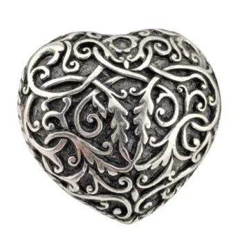 Design Belt Buckle Heart-Made in Italy