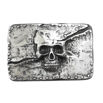 Gürtelschnalle Totenkopf
