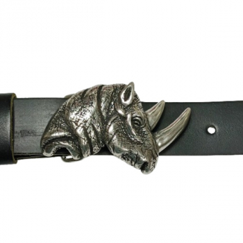 Preview: Design Belt Buckle Rhino with belt