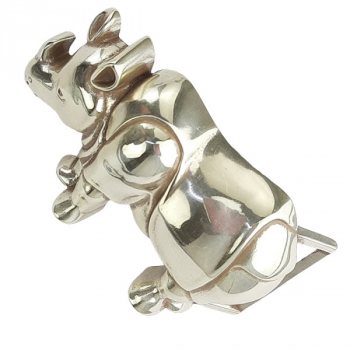 Gürtelschnalle Nashorn