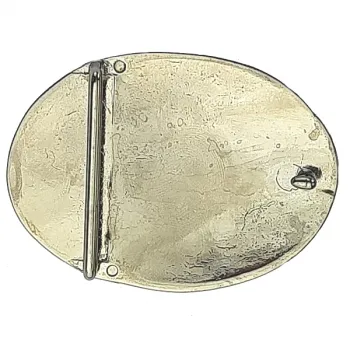 Gürtelschnalle Silber Rückseite