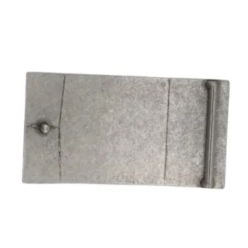 Design Gürtelschnalle Pferde Artstyle - Made in Italy - hinten