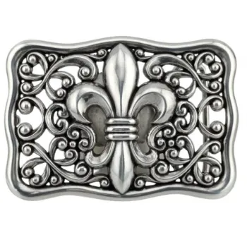 Design Buckle Lily Cross