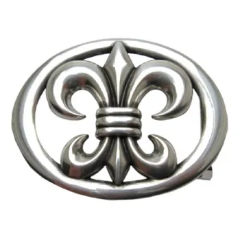 Design-Gürtelschnalle-Fleur de Lis