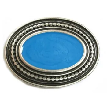 Belt Buckle Design Blue