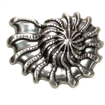 Design-Gürtelschnalle Ammonit