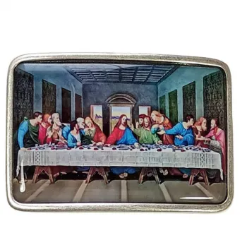 Belt Buckle The Last Supper by Da Vinci front