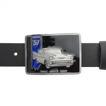 Preview: Belt Buckle 57er Chevy Bel Air with belt