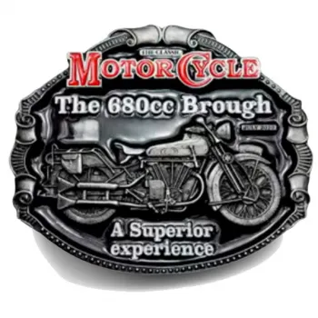 Belt Buckle Motorcycle Brough