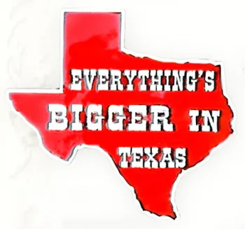 Gürtelschnalle Alles ist größer in Texas
